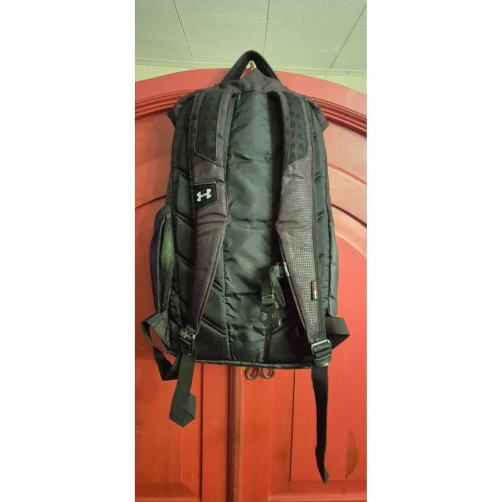 Under Armour Team Flap Backpack Black Storm Rucksack Laptop Book Bag School Read